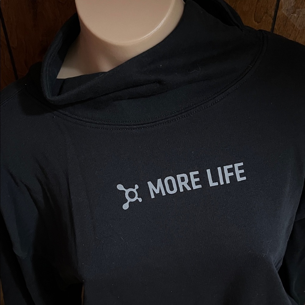 Orangetheory Black Hoodie with White Print